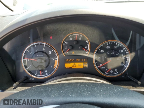 2011 Nissan Titan SL with VIN 1N6AA0EC4BN305296, listed as a Copart auction lot 59001395 with 194,557 mi miles and Salvage title. Bid and sale history available at DreamBid. Image 9.