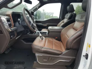 2024 Ford F-350 XL with VIN 1FT8W3BM2REE22287, listed as a Copart auction lot 58079025 with 11,384 mi miles and Salvage title. Bid and sale history available at DreamBid. Image 7.