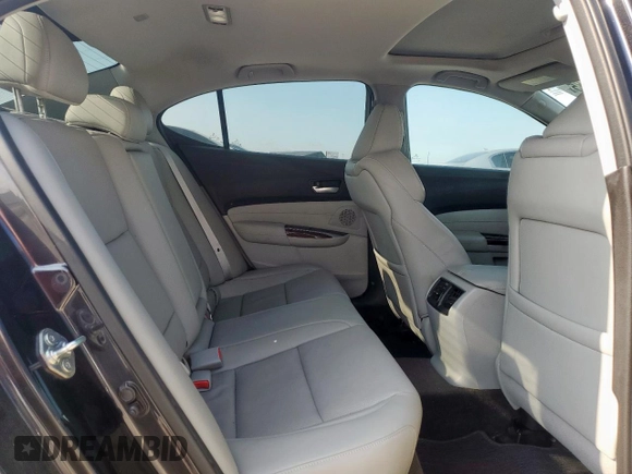 2015 Acura TLX Advance with VIN 19UUB2F77FA000352, listed as a Copart auction lot 60618585 with 95,205 mi miles and Salvage title. Bid and sale history available at DreamBid. Image 10.