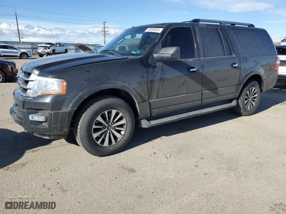2015 Ford Expedition EL XLT with VIN 1FMJK1JT9FEF43951, listed as a Copart auction lot 48905635 with 181,118 mi miles and Salvage Title. Bid and sale history available at carsss.com. Image 1.