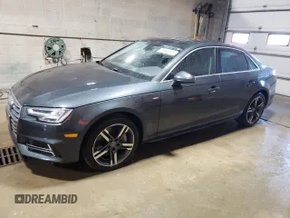 2018 Audi A4 Premium Plus с VIN WAUENAF46JA052930, выставлен на аукционе Copart как лот 49940065 с пробегом 78 205 миль миль и Списание • Salvage title. История ставок и продаж доступна на DreamBid. Изображение 1.