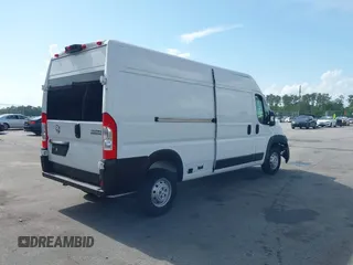 2023 Ram ProMaster Cargo with VIN 3C6MRVHG7PE509176, listed as a IAAI auction lot 42069332 with 72,976 mi miles. Bid and sale history available at carsss.com. Image 4.