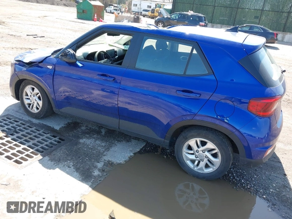 2021 Hyundai Venue SE with VIN KMHRB8A3XMU102182, listed as a IAAI auction lot 41987687 with 58,733 mi miles and . Bid and sale history available at DreamBid. Image 3.