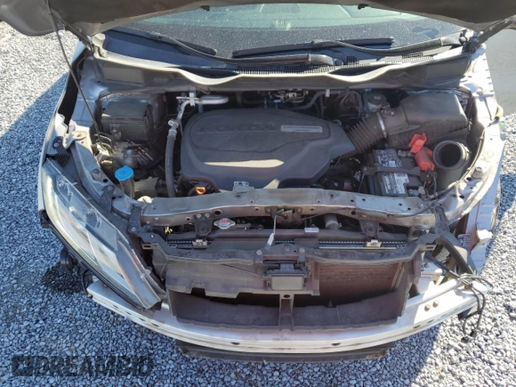 2019 Honda Odyssey EX-L with VIN 5FNRL6H77KB118277, listed as a Copart auction lot 48949955 with 166,843 mi miles and Salvage Title. Bid and sale history available at DreamBid. Image 12.