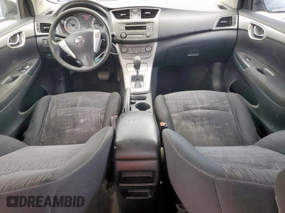 2014 Nissan Sentra SV with VIN 1N4AB7AP8EN853992, listed as a Copart auction lot 62081215 with 161,682 mi miles and Salvage title. Bid and sale history available at DreamBid. Image 8.