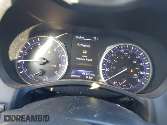 2017 Infiniti Q50 Premium with VIN JN1EV7AR7HM832424, listed as a IAAI auction lot 41372421 with 65,140 mi miles and . Bid and sale history available at DreamBid. Image 7.