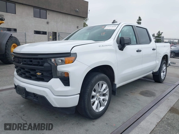 2022 Chevrolet Silverado 1500 Custom with VIN 1GCPABEK1NZ531213, listed as a IAAI auction lot 41915039 with 39,940 mi miles and . Bid and sale history available at DreamBid. Image 2.