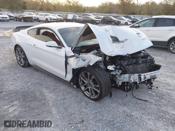 2019 Ford Mustang GT with VIN 1FA6P8CF7K5191254, listed as a IAAI auction lot 41883535 with 46,504 mi miles. Bid and sale history available at carsss.com. Image 1.