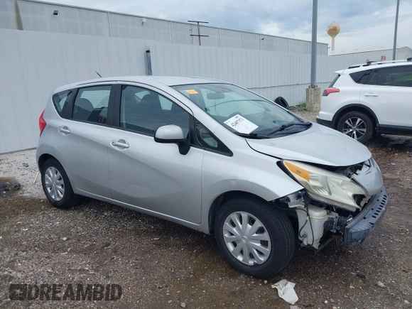 2014 Nissan Note S Plus z VIN 3N1CE2CPXEL432840, wystawiony jako IAAI lot #42487373 z przebiegiem 76 278 mil mil oraz . Historia ofert i sprzedaży dostępna na DreamBid. Obrazek 1.