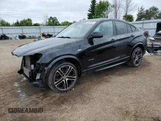 2015 BMW X4 xDrive35i with VIN 5UXXW5C55F0E87384, listed as a Copart auction lot 56299284 with 182,434 mi miles and Clean Title. Bid and sale history available at carsss.com. Image 1.