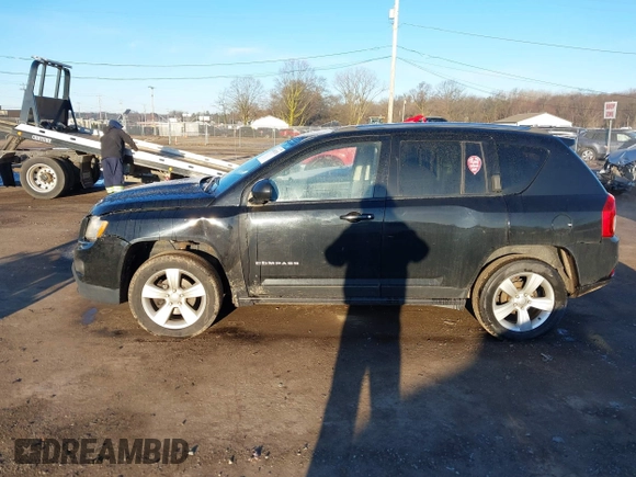 2012 Jeep Compass Latitude with VIN 1C4NJDEB5CD697957, listed as a IAAI auction lot 41807133 with 105,873 mi miles. Bid and sale history available at carsss.com. Image 14.