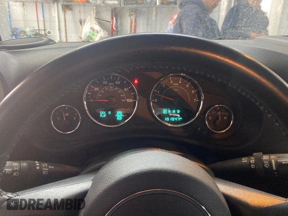 2017 Jeep Wrangler Willys Wheeler with VIN 1C4AJWAGXHL602088, listed as a Copart auction lot 45524745 with 101,847 mi miles and Clean Title. Bid and sale history available at DreamBid. Image 8.