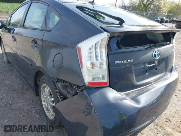 2010 Toyota Prius II with VIN JTDKN3DU4A5020426, listed as a IAAI auction lot 42142743 with 246,372 mi miles. Bid and sale history available at carsss.com. Image 6.