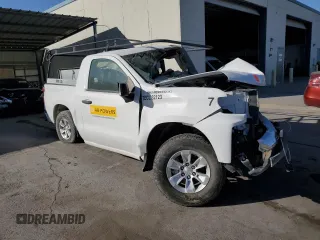 2020 Chevrolet Silverado 1500 Work Truck with VIN 3GCNWAEH8LG137065, listed as a Copart auction lot 86203084 with Not Provided miles and Salvage Title. Bid and sale history available at DreamBid. Image 4.