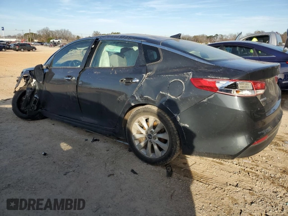 2016 Kia Optima LX with VIN 5XXGT4L37GG069425, listed as a Copart auction lot 46176795 with 135,950 mi miles and Salvage Title. Bid and sale history available at carsss.com. Image 2.