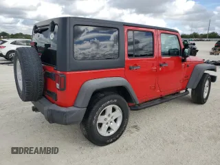2018 Jeep Wrangler JK Unlimited Sport S with VIN 1C4BJWDG2JL897547, listed as a Copart auction lot 85795624 with 52,650 mi miles and Non Repairable. Bid and sale history available at carsss.com. Image 3.