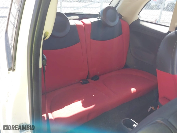 2012 FIAT 500 Pop with VIN 3C3CFFAR3CT343957, listed as a IAAI auction lot 41898756 with 26,871 mi miles. Bid and sale history available at carsss.com. Image 8.