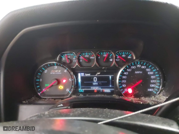 2017 Chevrolet Silverado 1500 LT with VIN 1GCVKREC5HZ253927, listed as a IAAI auction lot 41720221 with 110,141 mi miles. Bid and sale history available at carsss.com. Image 7.