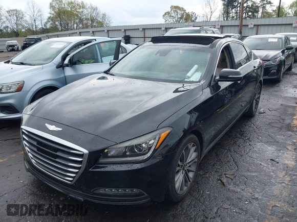 2017 Genesis G80 3.8L with VIN KMHGN4JE4HU189527, listed as a IAAI auction lot 41930400 with 135,497 mi miles and . Bid and sale history available at DreamBid. Image 17.