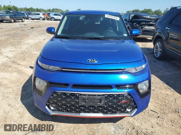 2021 Kia Soul GT-Line with VIN KNDJ63AU6M7764275, listed as a Copart auction lot 63784354 with 37,027 mi miles and Salvage Title. Bid and sale history available at DreamBid. Image 5.
