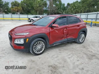 2020 Hyundai Kona SEL with VIN KM8K22AA6LU408775, listed as a Copart auction lot 50141055 with 22,278 mi miles and Non Repairable. Bid and sale history available at carsss.com. Image 1.