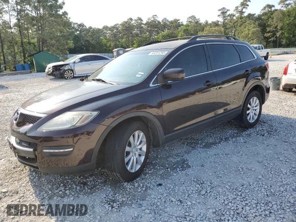 2008 Mazda CX-9 Sport with VIN JM3TB28A580139057, listed as a Copart auction lot 53291295 with 196,510 mi miles and Salvage Title. Bid and sale history available at DreamBid. Image 1.