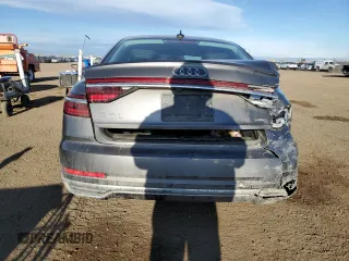 2019 Audi A8 L with VIN WAU8DAF84KN008101, listed as a Copart auction lot 50063905 with 46,816 mi miles and Salvage Title. Bid and sale history available at carsss.com. Image 6.
