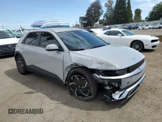 2024 Hyundai Ioniq 5 SEL with VIN KM8KN4DE3RU306201, listed as a Copart auction lot 50545485 with 24,932 mi miles and Salvage title. Bid and sale history available at DreamBid. Image 4.