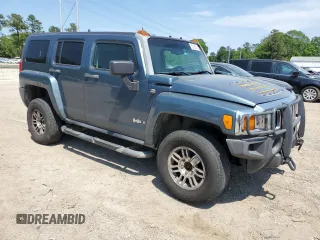 2006 Hummer H3 with VIN 5GTDN136568192219, listed as a Copart auction lot 53160615 with 325,532 mi miles and Salvage Title. Bid and sale history available at carsss.com. Image 4.