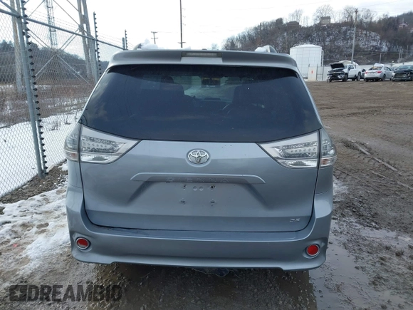 2013 Toyota Sienna SE with VIN 5TDXK3DC0DS354540, listed as a IAAI auction lot 41445501 with 238,814 mi miles and . Bid and sale history available at DreamBid. Image 16.