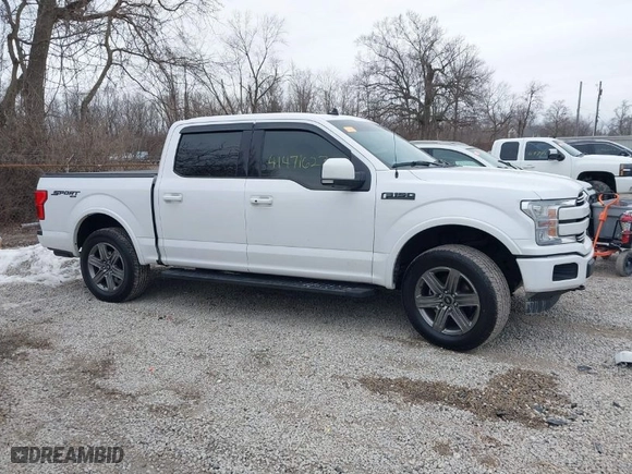2020 Ford F-150 XL with VIN 1FTEW1E49LKF35505, listed as a IAAI auction lot 41471623 with 105,474 mi miles. Bid and sale history available at carsss.com. Image 14.