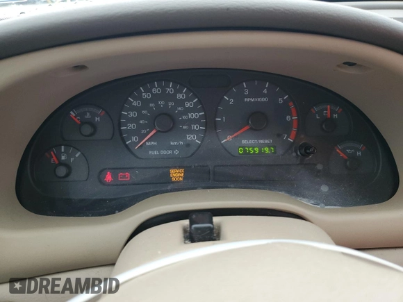 2004 Ford Mustang Deluxe with VIN 1FAFP446X4F179975, listed as a Copart auction lot 84551444 with 75,919 mi miles and Salvage Title. Bid and sale history available at carsss.com. Image 9.