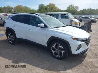 2022 Hyundai Tucson Limited with VIN 5NMJECAE8NH014981, listed as a IAAI auction lot 42232721 with 57,146 mi miles and . Bid and sale history available at DreamBid. Image 1.