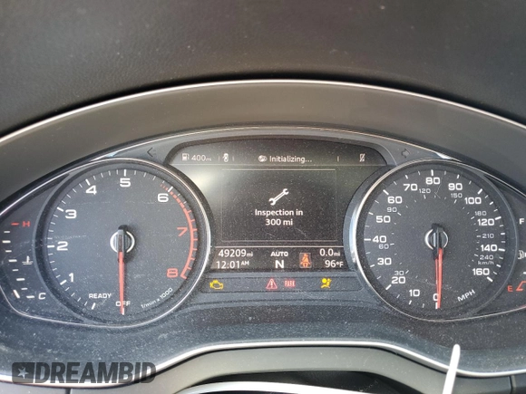 2019 Audi Q5 Premium with VIN WA1ANAFYXK2117563, listed as a Copart auction lot 61355445 with 49,209 mi miles and Salvage title. Bid and sale history available at DreamBid. Image 9.