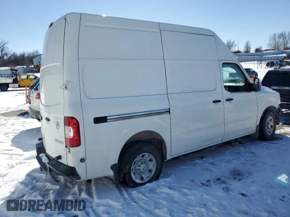 2019 Nissan NV Cargo SV z VIN 1N6AF0LY5KN804818, wystawiony jako Copart lot #46270265 z przebiegiem Nie podano mil oraz Szkody całkowita. Historia ofert i sprzedaży dostępna na DreamBid. Obrazek 3.