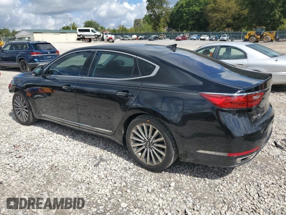 2017 Kia Cadenza Premium with VIN KNALB4J1XH5041804, listed as a Copart auction lot 73663344 with 74,680 mi miles and Salvage Title. Bid and sale history available at carsss.com. Image 2.