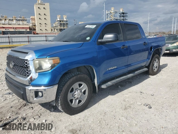 2018 Toyota Tundra 2WD SR5 with VIN 5TFEM5F13JX130449, listed as a Copart auction lot 44981965 with 114,881 mi miles and Salvage Title. Bid and sale history available at carsss.com. Image 1.
