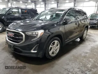 2018 GMC Terrain SLE with VIN 3GKALTEX3JL290777, listed as a Copart auction lot 46810135 with 52,437 mi miles and Salvage Title. Bid and sale history available at carsss.com. Image 1.