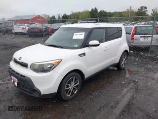2014 Kia Soul with VIN KNDJN2A2XE7106407, listed as a IAAI auction lot 41971081 with 118,547 mi miles. Bid and sale history available at carsss.com. Image 2.