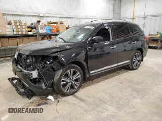 2020 Nissan Pathfinder Platinum with VIN 5N1DR2DM6LC628708, listed as a Copart auction lot 48578935 with 95,850 mi miles and Salvage Title. Bid and sale history available at carsss.com. Image 1.