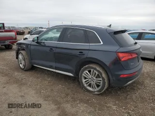 2018 Audi Q5 Premium Plus with VIN WA1BNAFY9J2216877, listed as a Copart auction lot 45960705 with 92,753 mi miles and Salvage Title. Bid and sale history available at carsss.com. Image 2.