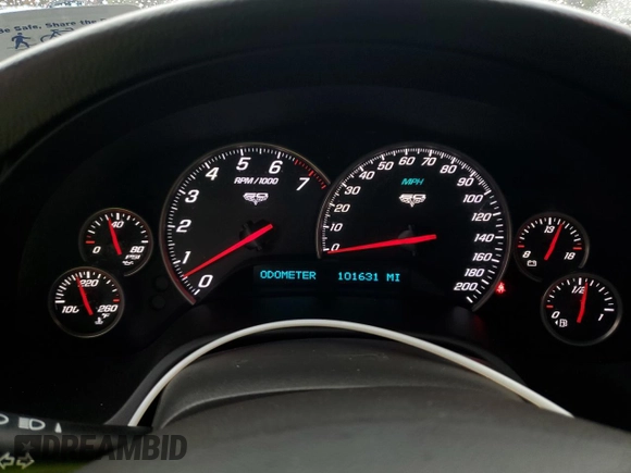 2013 Chevrolet Corvette with VIN 1G1YG3DWXD5106164, listed as a Copart auction lot 83007984 with 101,631 mi miles and Salvage title. Bid and sale history available at DreamBid. Image 9.