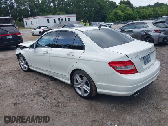 2010 Mercedes-Benz C 300 Sport with VIN WDDGF5EB4AR099719, listed as a IAAI auction lot 42554625 with 199,709 mi miles and . Bid and sale history available at DreamBid. Image 3.