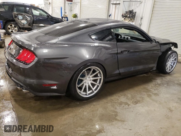 2018 Ford Mustang GT with VIN 1FA6P8CF3J5138307, listed as a Copart auction lot 44421485 with 58,870 mi miles and Salvage Title. Bid and sale history available at DreamBid. Image 3.