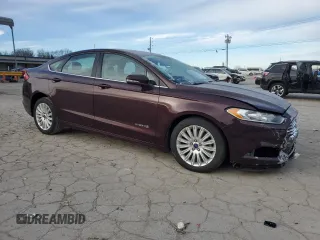 2013 Ford Fusion SE Hybrid with VIN 3FA6P0LU3DR365384, listed as a Copart auction lot 42196755 with 87,449 mi miles and Salvage Title. Bid and sale history available at DreamBid. Image 4.
