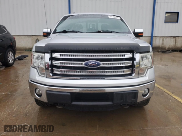 2013 Ford F-150 XL with VIN 1FTFW1ET7DKG21120, listed as a Copart auction lot 60106235 with 123,446 mi miles and Salvage title. Bid and sale history available at DreamBid. Image 5.