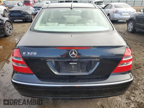 2003 Mercedes-Benz E 320 with VIN WDBUF65J03A214133, listed as a Copart auction lot 80540374 with 87,164 mi miles and Salvage Title. Bid and sale history available at DreamBid. Image 6.