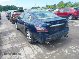 2012 Nissan Maxima SV with VIN 1N4AA5AP8CC837548, listed as a IAAI auction lot 42440752 with 179,693 mi miles and . Bid and sale history available at DreamBid. Image 3.
