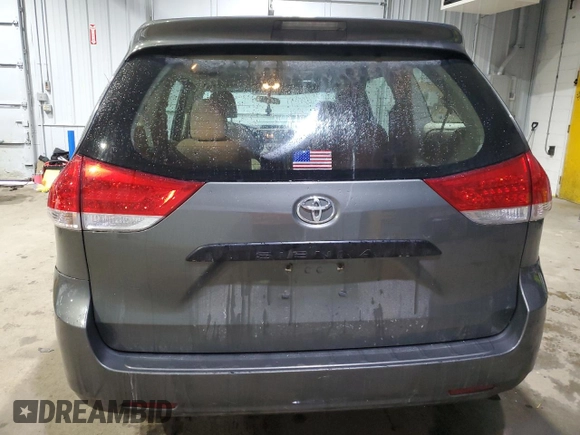 2012 Toyota Sienna with VIN 5TDKA3DC0CS010900, listed as a Copart auction lot 43432715 with 135,395 mi miles and Salvage Title. Bid and sale history available at DreamBid. Image 6.