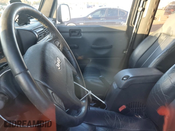 2004 Jeep Wrangler Rubicon with VIN 1J4FA69S44P763015, listed as a Copart auction lot 89250905 with 111,528 mi miles and Salvage Title. Bid and sale history available at carsss.com. Image 7.